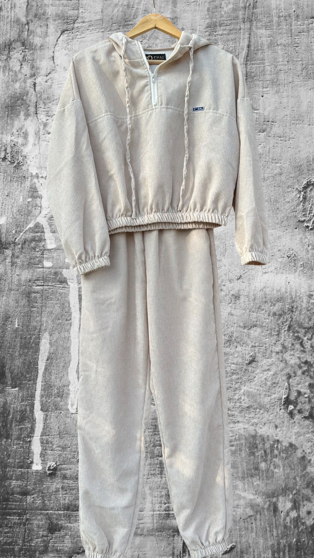 REYNA CORDUROY HOODIE SET