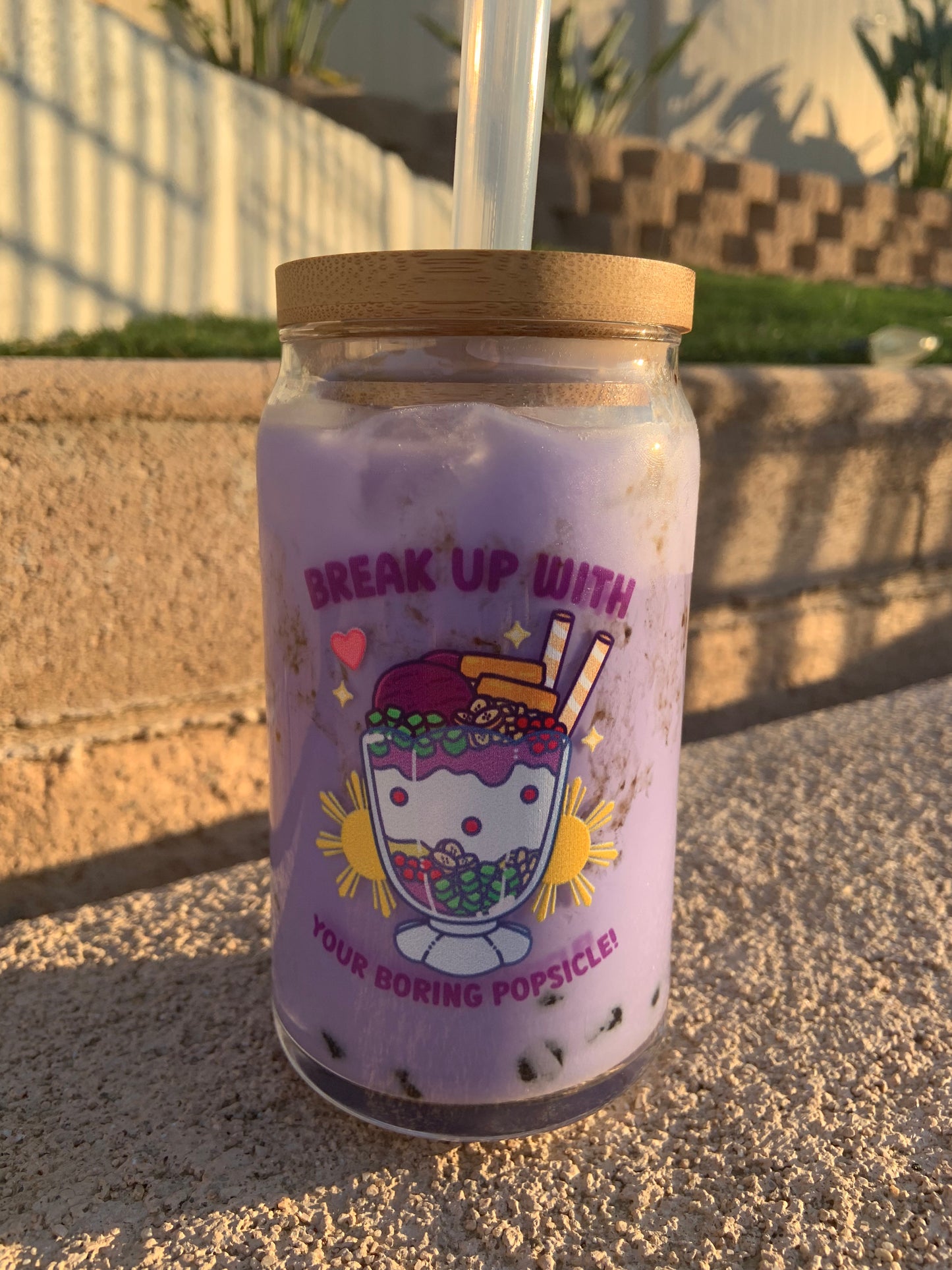 HALO-HALO Glass Tumbler