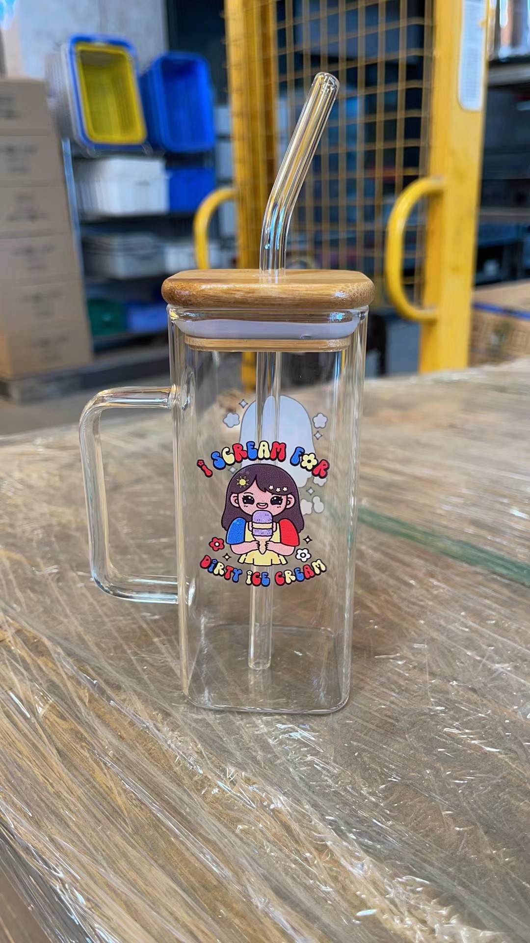 SORBETERO Square Glass Tumbler