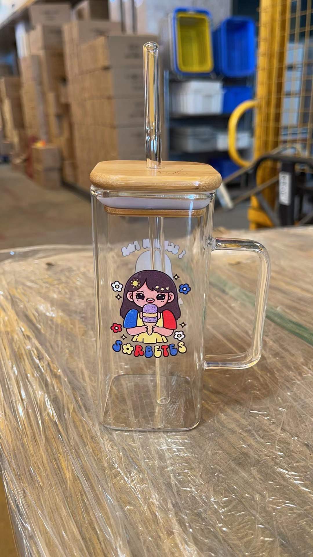 SORBETERO Square Glass Tumbler