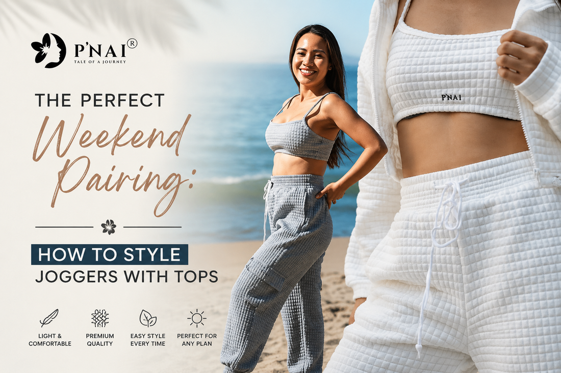 The Perfect Weekend Pairing: How to Style Joggers With Tops