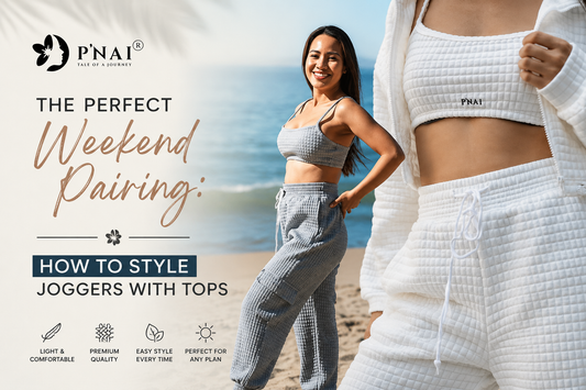 The Perfect Weekend Pairing: How to Style Joggers With Tops