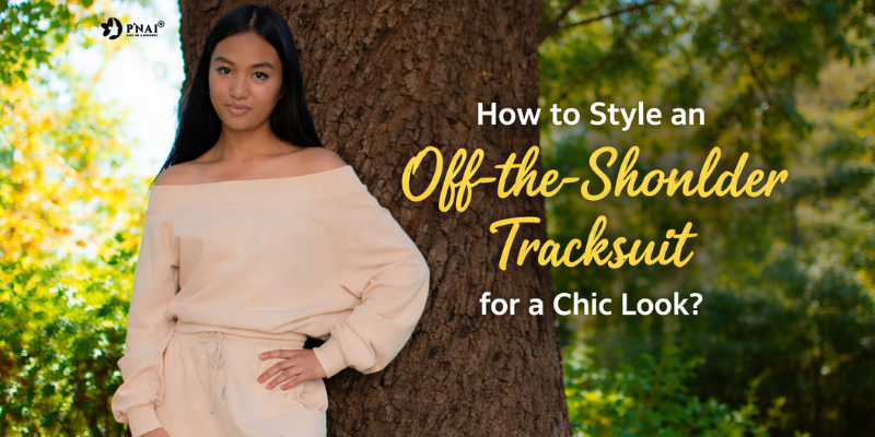 Off-the-Shoulder Tracksuit