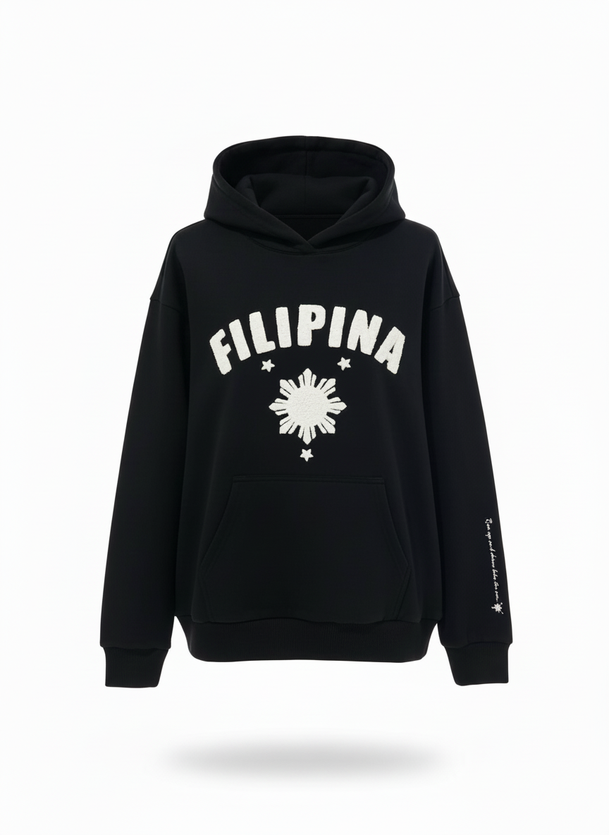 BLACK FILIPNA PULLOVER HOODIE