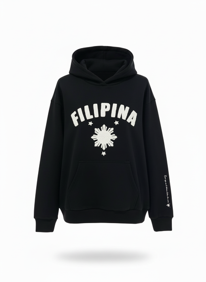 BLACK FILIPNA PULLOVER HOODIE