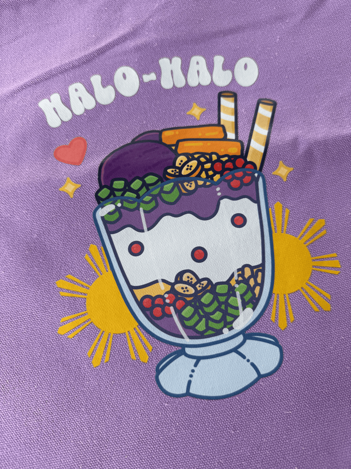 HALO-HALO CANVAS TOTEBAG