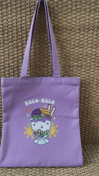 HALO-HALO CANVAS TOTEBAG
