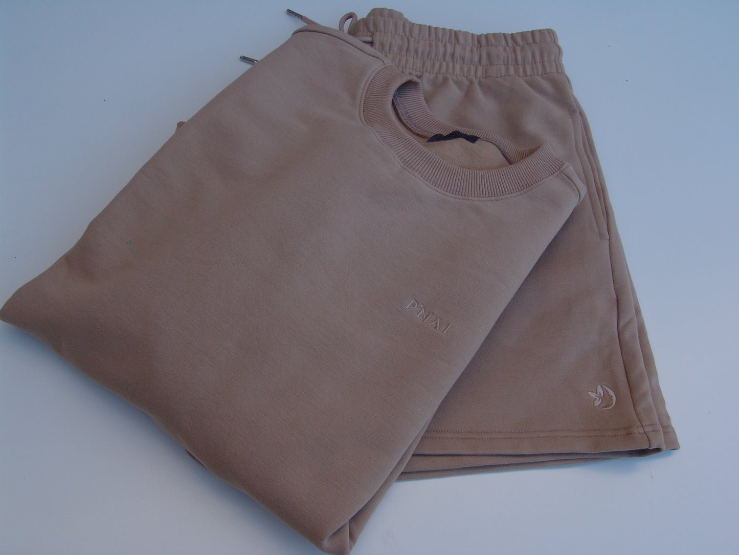 Bituin Fleece Shorts set- Beige