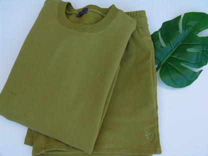 Bituin Fleece Shorts set- Green