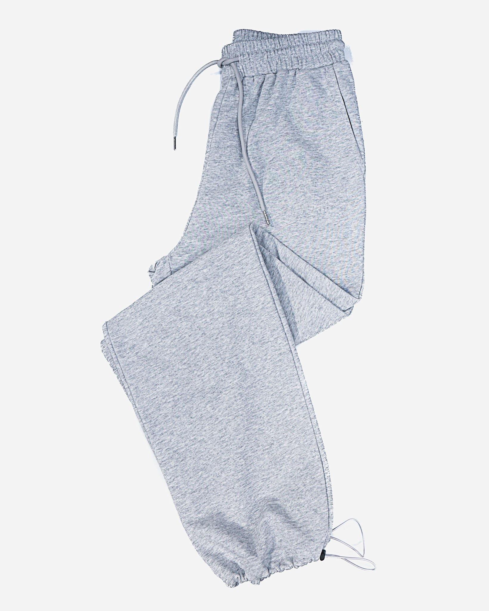 SINAG Off Shoulder Design Tracksuit Heather Grey - P’NAI